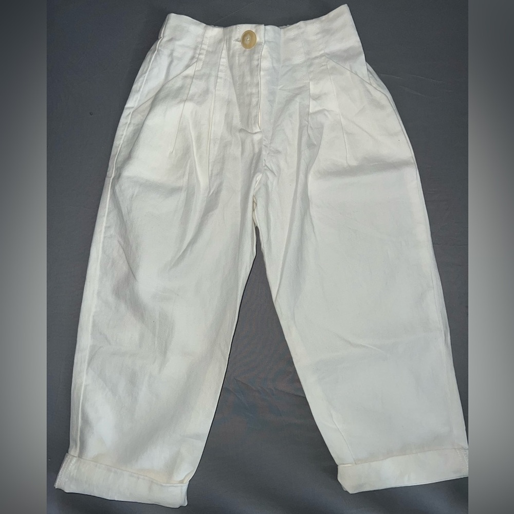 Zara Girls High waist Linen Pants